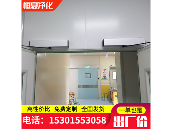 直(zhi)銷潔(jie)淨(jing)室電動自(zi)動(dong)腳(jiao)感應通道(dao)門走廊(lang)雙開(kai)門(men)門機訂製(zhi)自動門平(ping)開門(men)